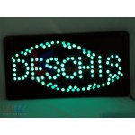 Reclama luminoasa Led "Deschis" cu animatie dubla (LTK-DSPDV) - www.lutek.ro